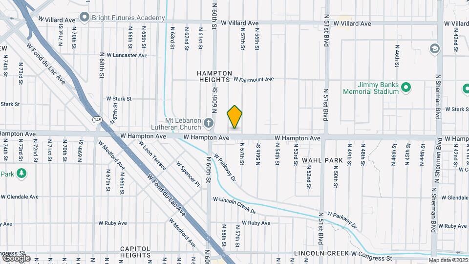 5716 W Hampton Ave Map and Location Details