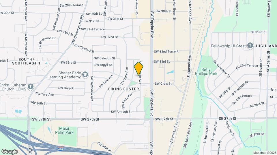 3431 SW Brendan Ave Map and Location Details