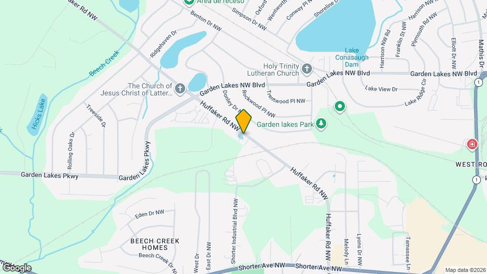 219 Huffaker Rd NW Mapa y Detalles de la Ubicación