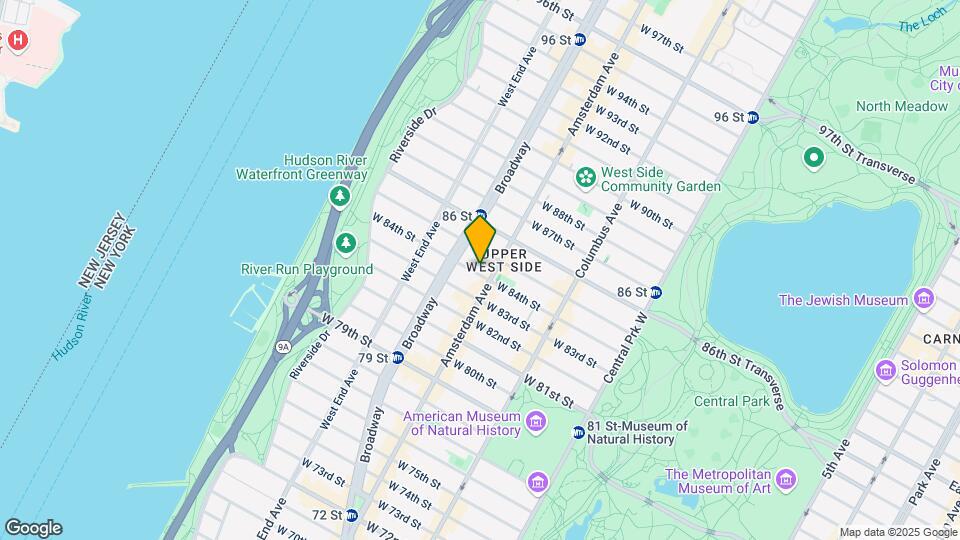 203 W 84th St Map and Location Details