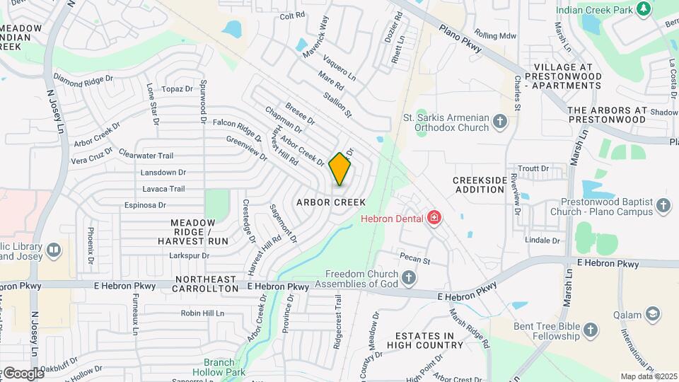 2305 Greenview Dr Map and Location Details