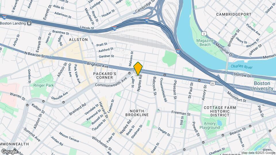 182 Naples Rd, Unit 701 Map and Location Details