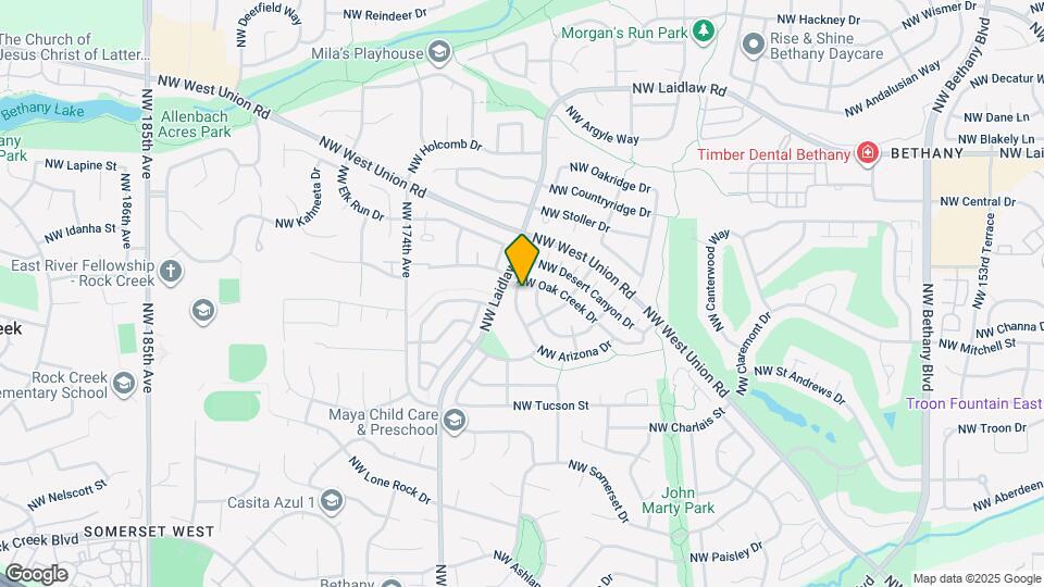 16941 NW Arizona Dr Map and Location Details