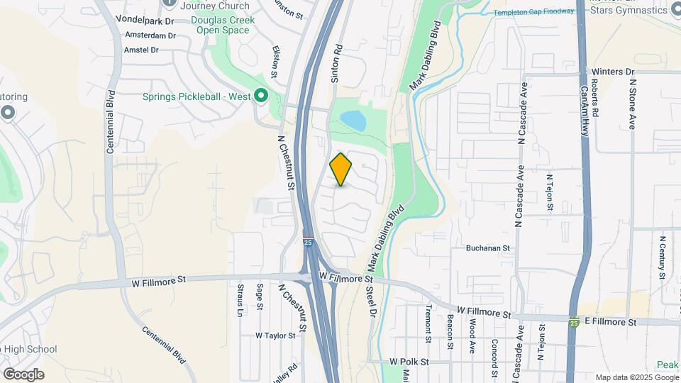 3405 Sinton Rd Map and Location Details