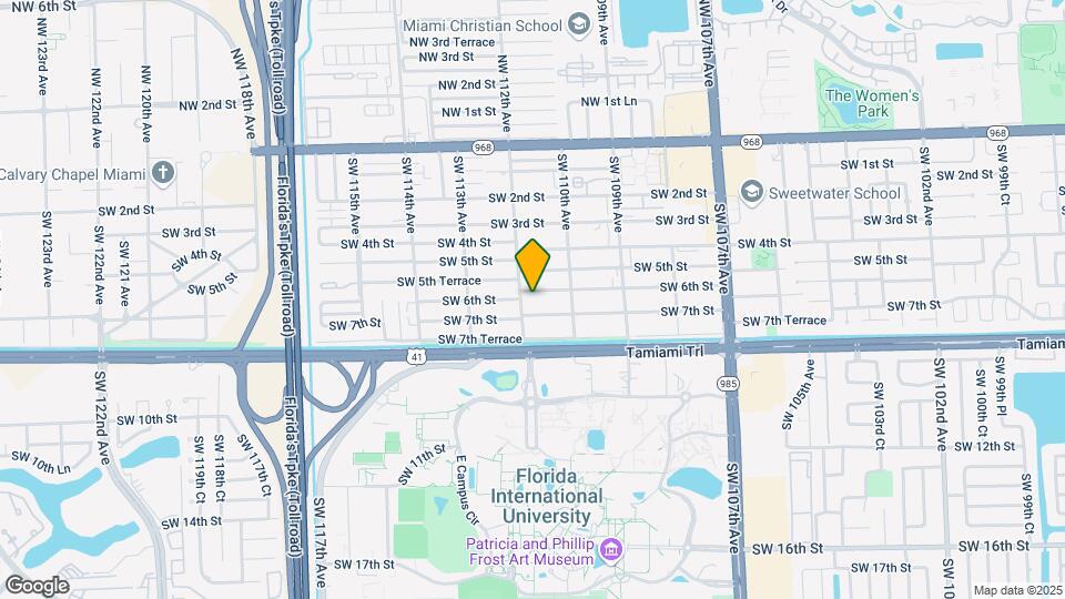 11138 SW 6th St Map and Location Details
