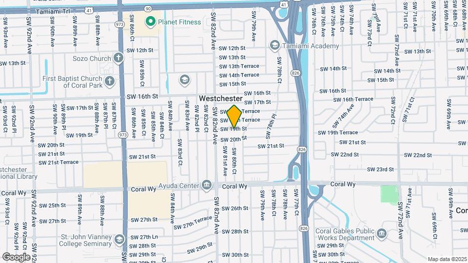 8000 SW 19th St Map and Location Details