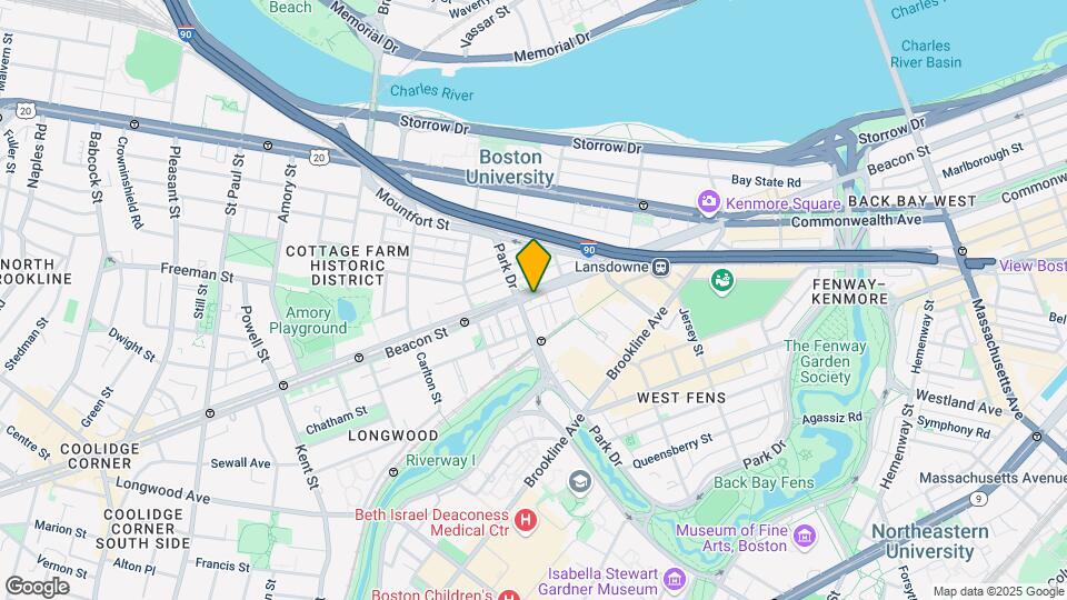 875 Beacon St, Unit 879-53 Map and Location Details