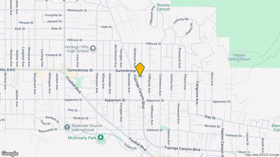 10431 Las Lunitas Ave Map and Location Details