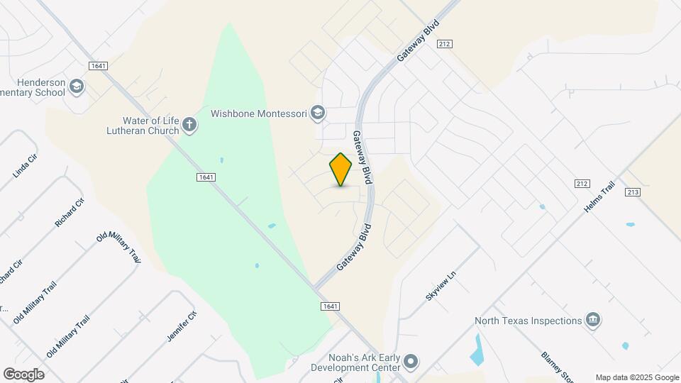 1821 Sandlin Dr Map and Location Details