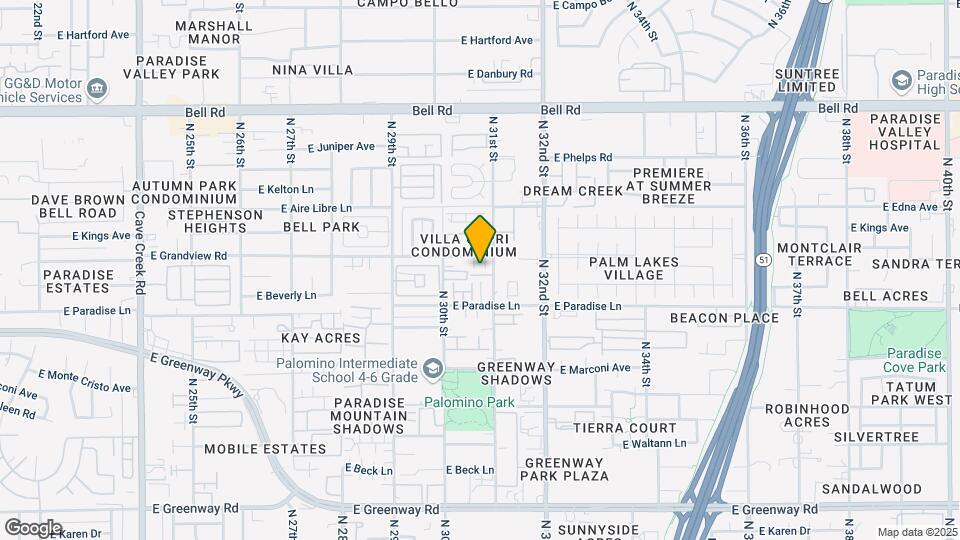16226 N 31st St Mapa y Detalles de la Ubicación
