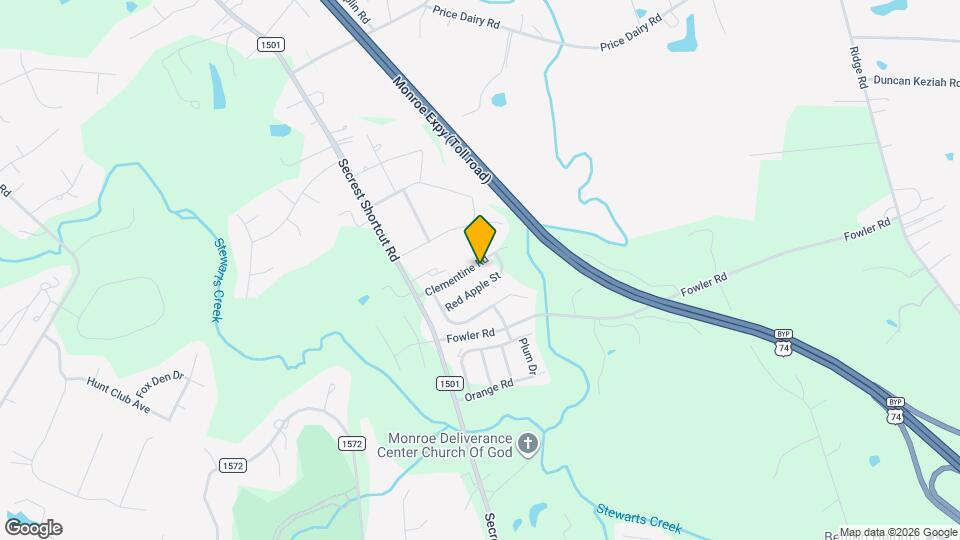 1019 Clementine Rd Map and Location Details