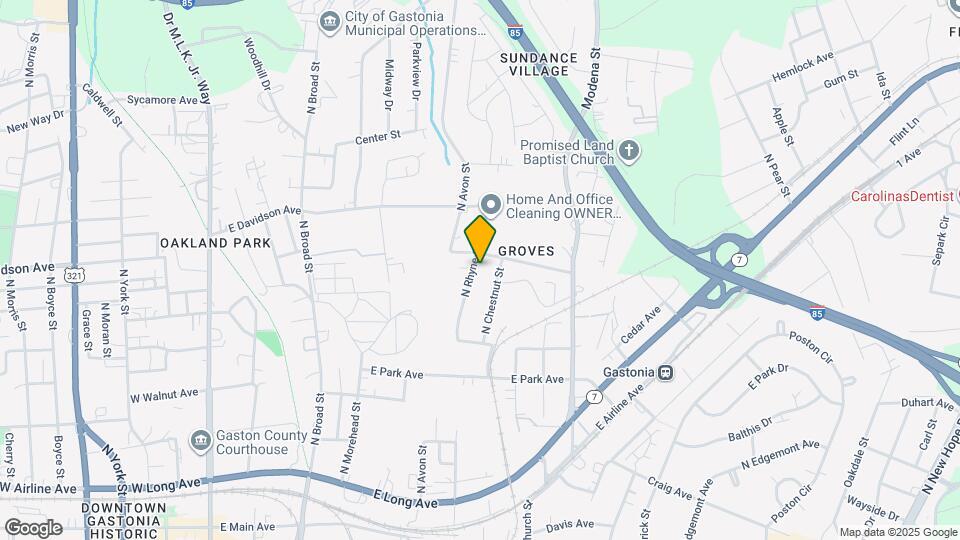 614 N Rhyne St Map and Location Details