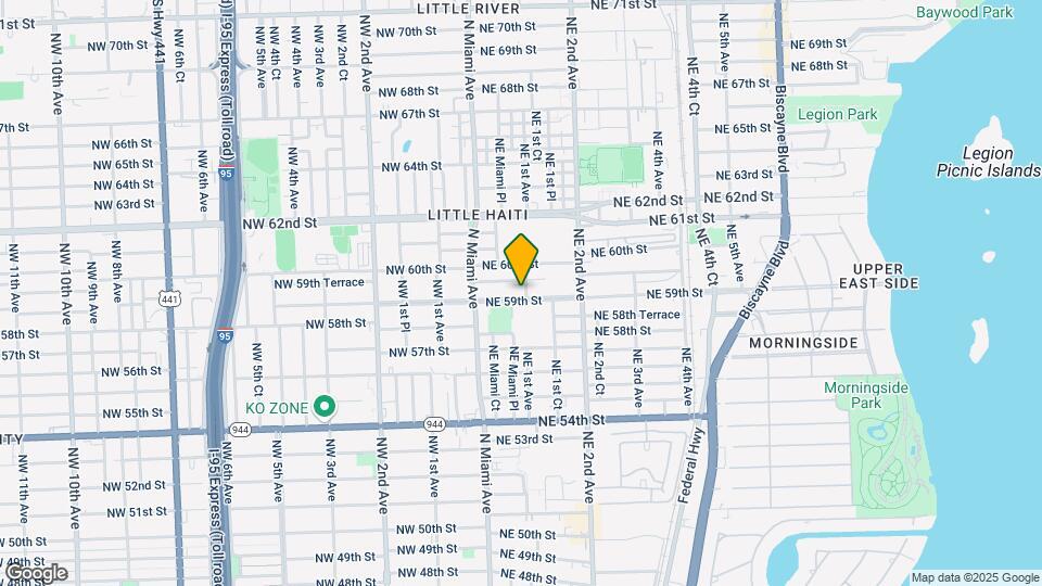 93 NE 59th St Map and Location Details
