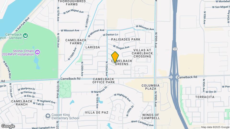 5206 N 102nd Dr Mapa y Detalles de la Ubicación
