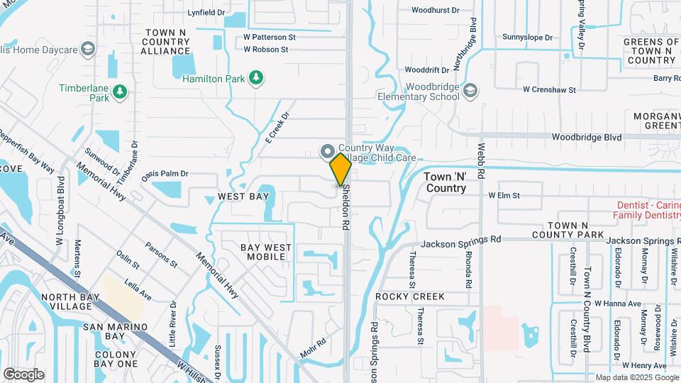 8908 Southbay Dr Map and Location Details