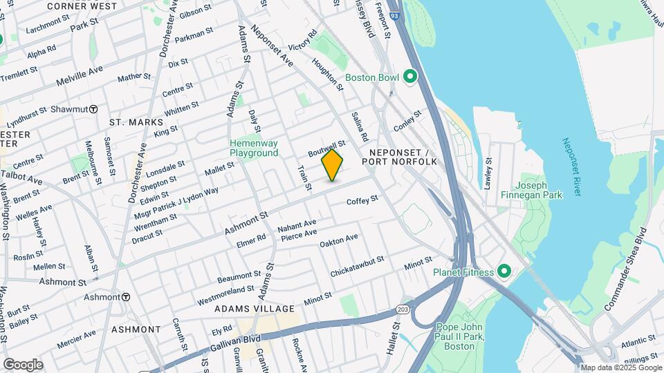 558 Ashmont St Map and Location Details