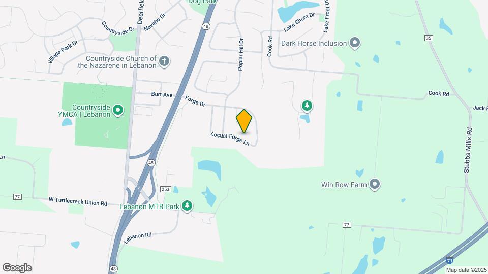 368 Locust Forge Ln Map and Location Details