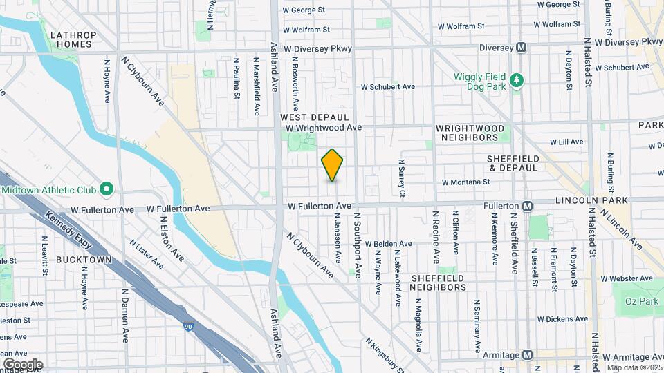 2426 N Janssen Ave Map and Location Details