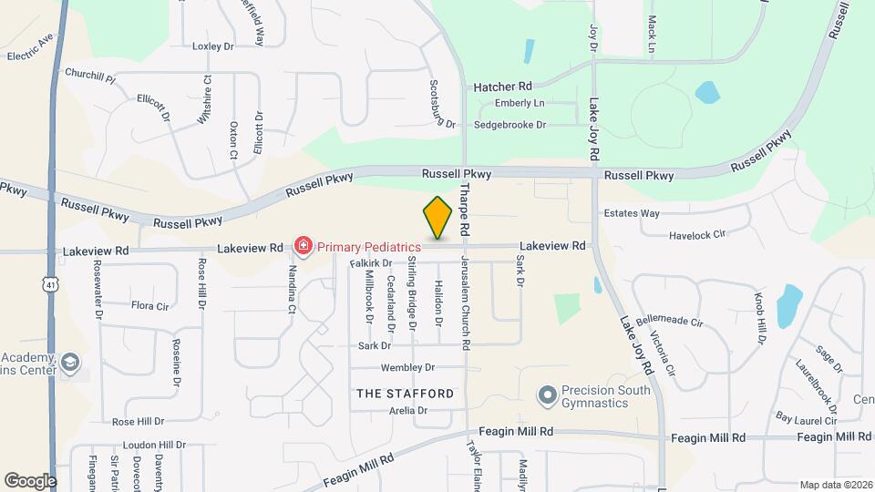 Amber Place Apt Community Map and Location Details