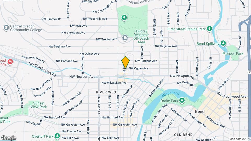 1059 NW Ogden Ave Map and Location Details
