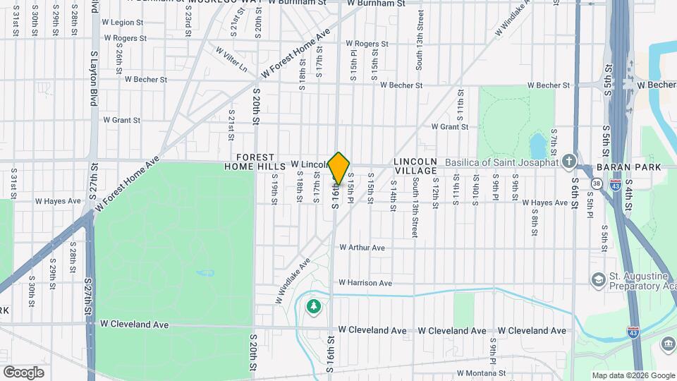 2348 S 16th St Mapa y Detalles de la Ubicación