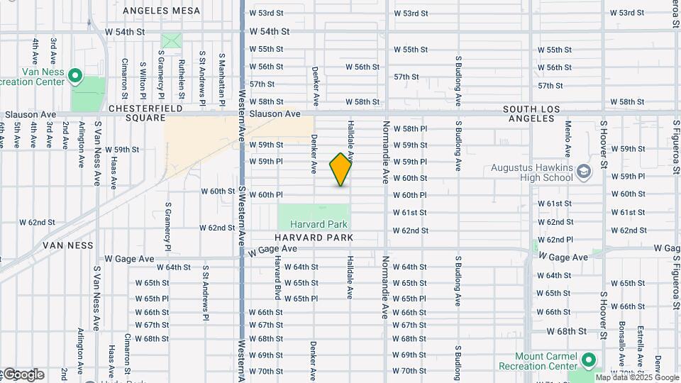 1517 W 60th Pl Map and Location Details