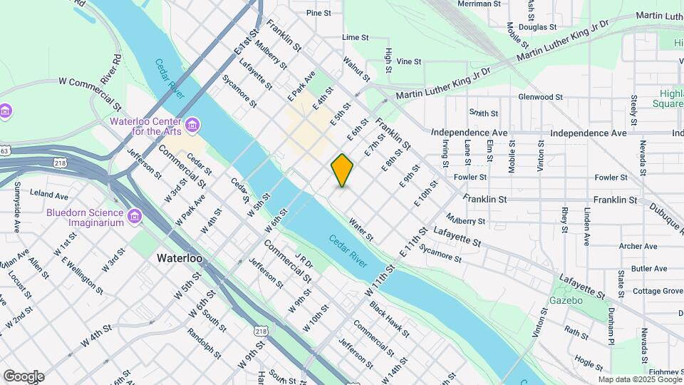 910 Sycamore St Map and Location Details
