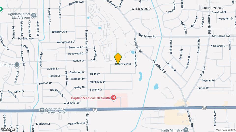 2124 Greenview Dr Map and Location Details