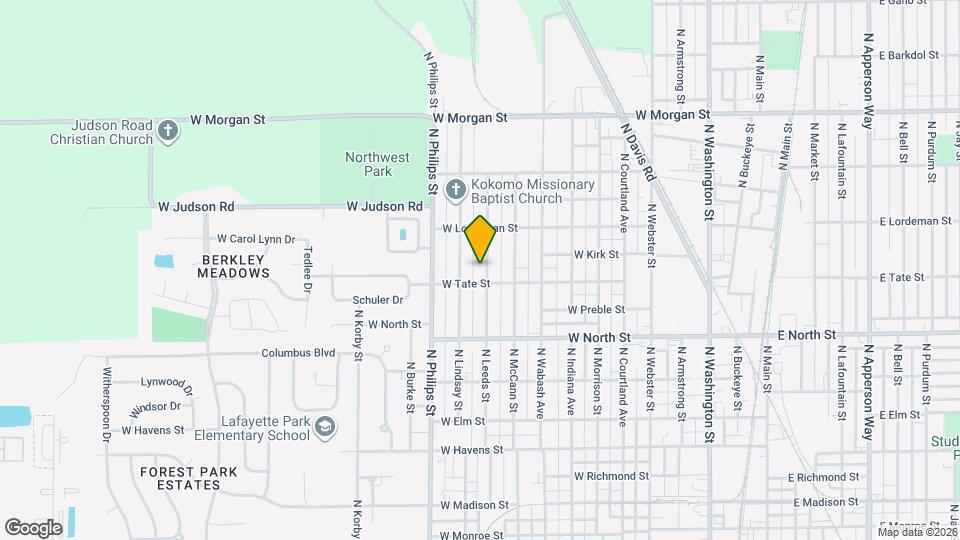 1507 N Leeds St, Unit Room 2 in 4B4B (Private Bathroom) Map and Location Details