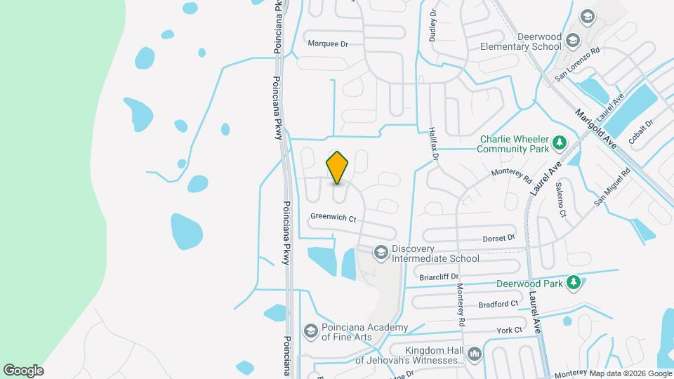 850 Glastonbury Dr Map and Location Details