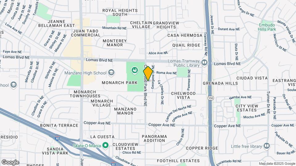 820 NE Chelwood Park Mapa y Detalles de la Ubicación