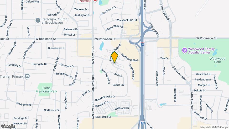 921 Rambling Oaks Dr Map and Location Details
