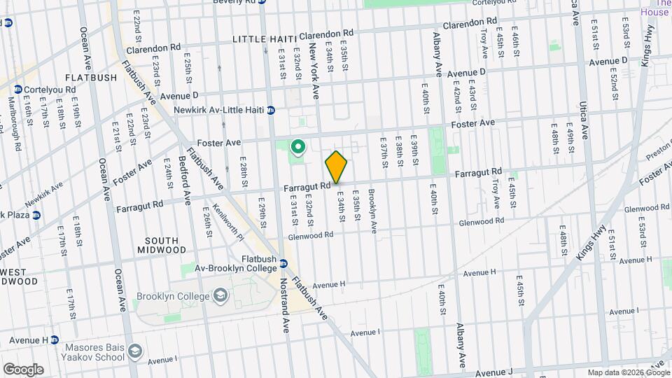 3322 Farragut Rd, Unit 2 Mapa y Detalles de la Ubicación