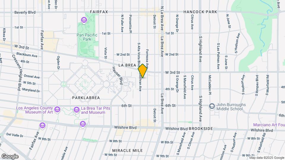 336 S Cochran Ave Map and Location Details