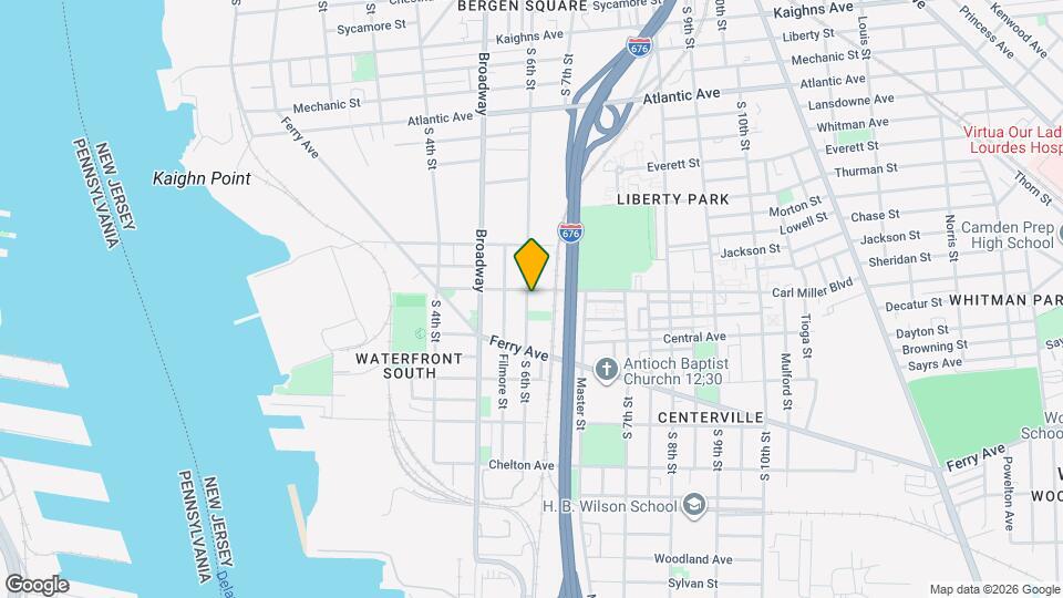 1708 S 6th St Map and Location Details