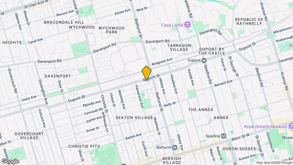 483 Dupont St Map and Location Details