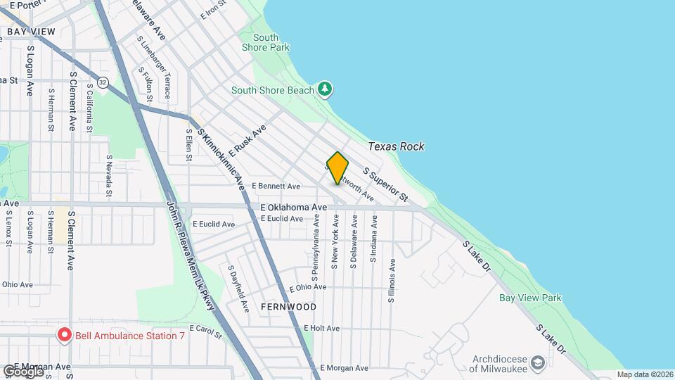 3036 S Delaware Ave, Unit Upper Mapa y Detalles de la Ubicación