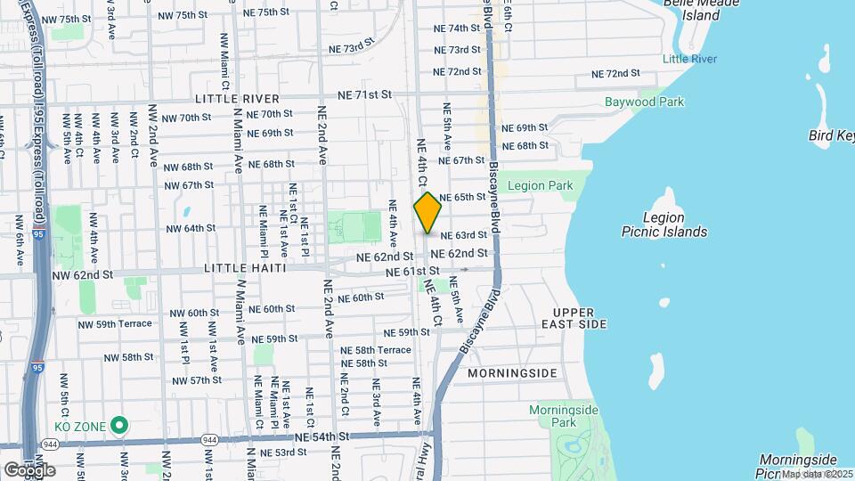 424 NE 63rd St Map and Location Details