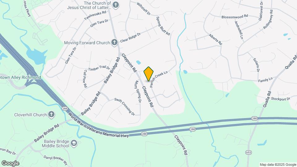 11606 Parrish Creek Ln Map and Location Details