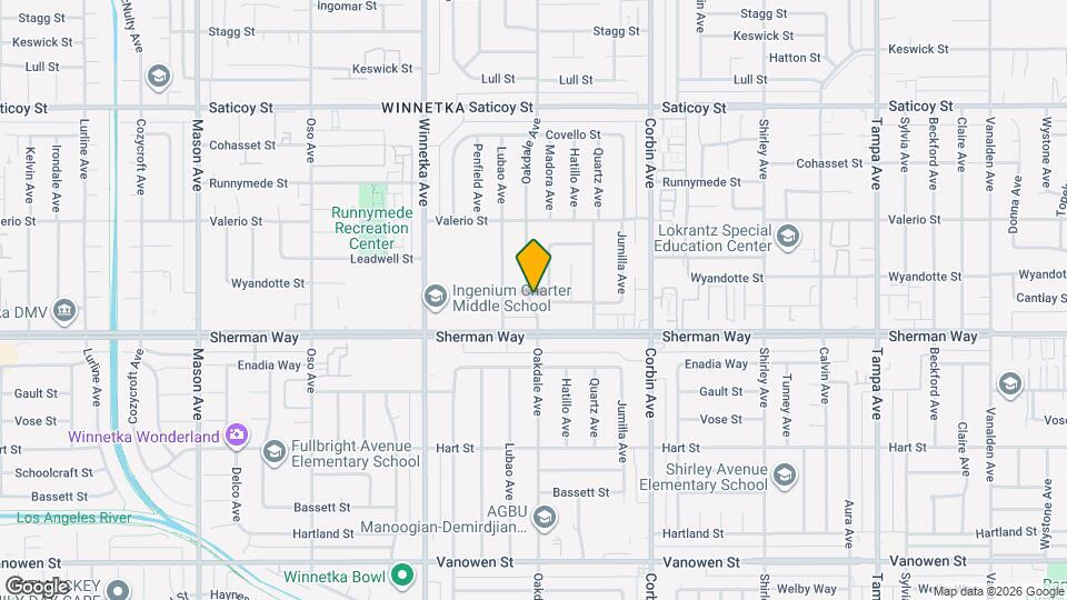 7236 Oakdale Ave Map and Location Details