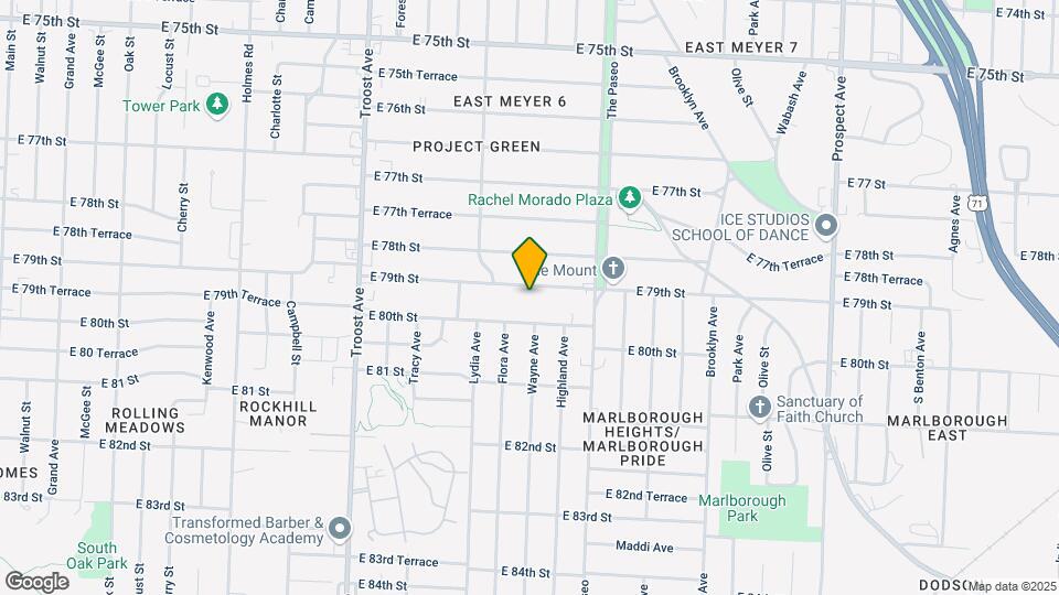 1421 E 79th St Map and Location Details