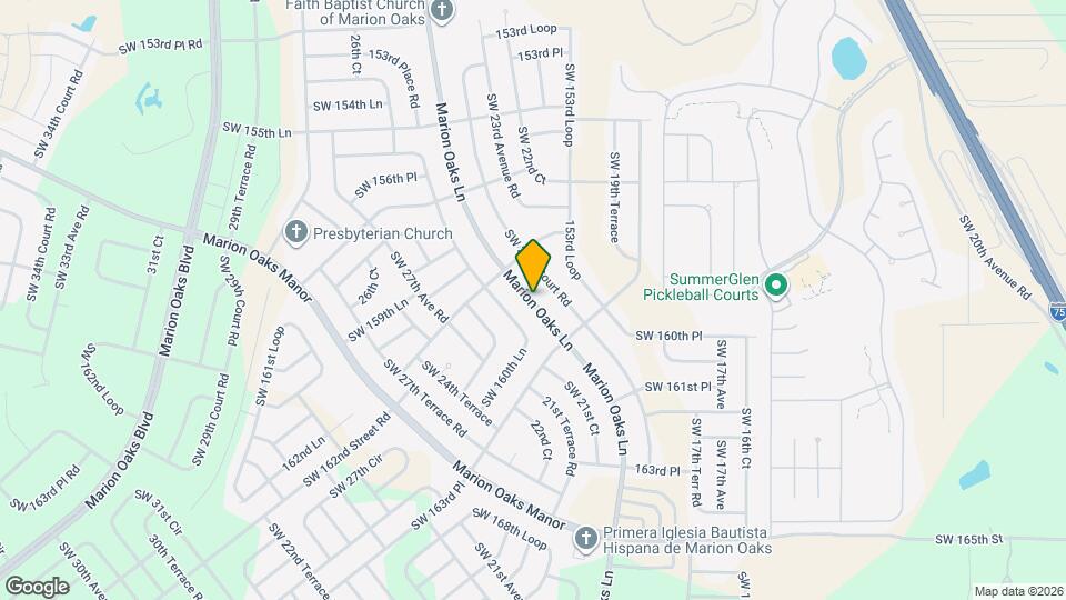 485 Marion Oaks Ln Map and Location Details