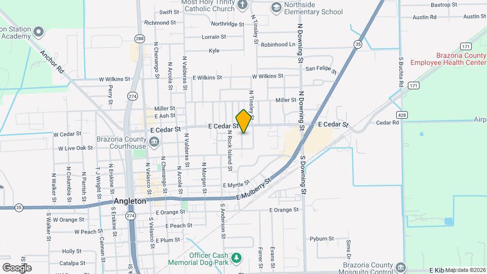 516 Hurst Pl Map and Location Details