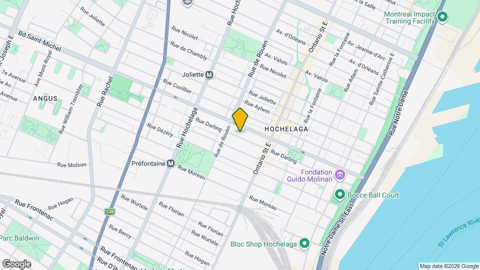 2181-2189 Darling Map and Location Details