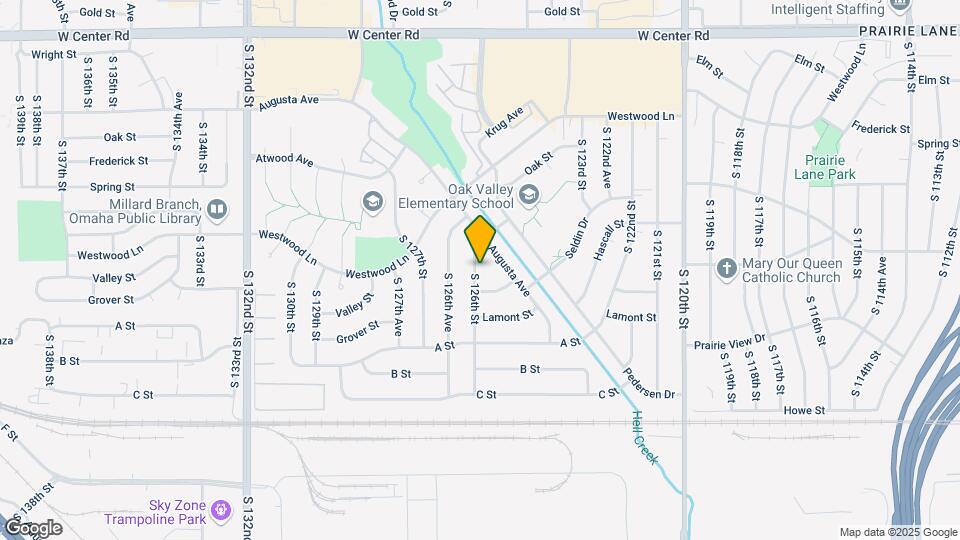 3323 S 126th St Map and Location Details