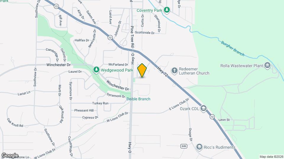 1411 Commercial Dr Map and Location Details