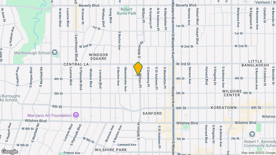 357 S Wilton Pl Mapa y Detalles de la Ubicación