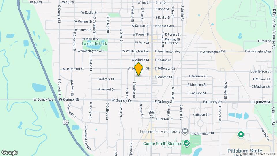 117 W Monroe St Map and Location Details