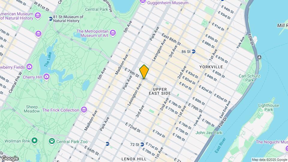 152 E 79th St, Unit 2f Mapa y Detalles de la Ubicación