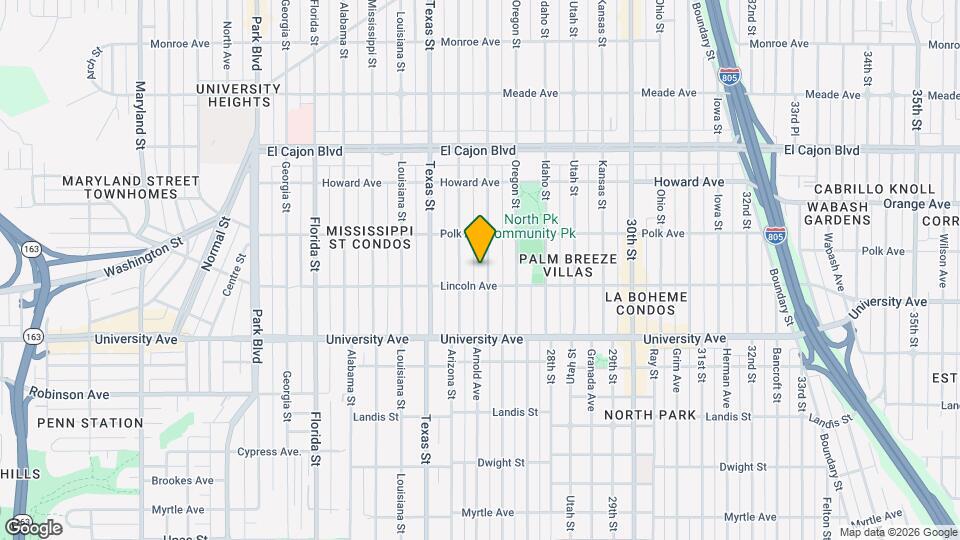 4030 Hamilton St Mapa y Detalles de la Ubicación
